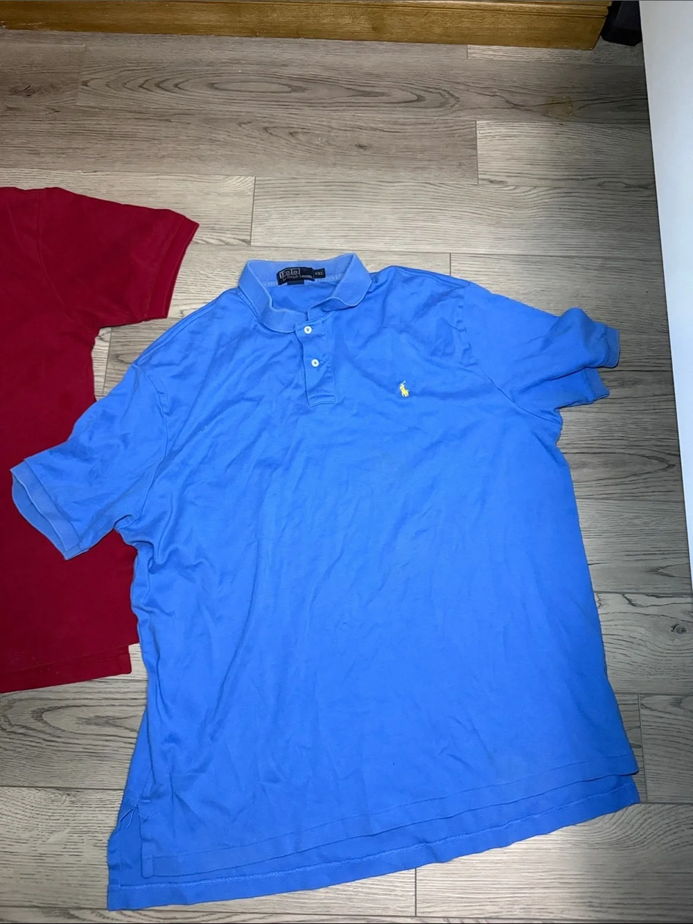POLO Ralph Lauren Men's LOT of 2 Polo Shirts XXL Blue Red